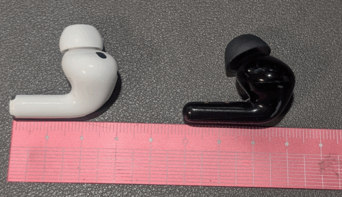 本体形状 AirPodsPro2(左)とP31i(右)の比較③