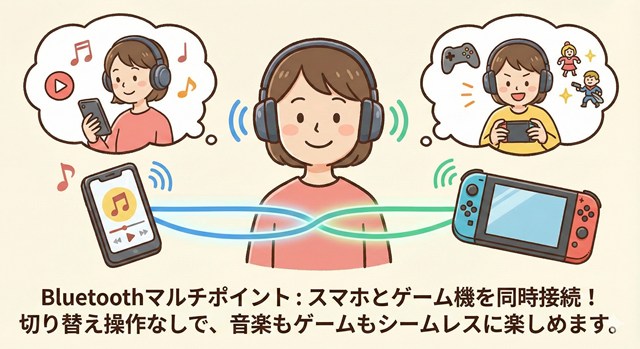 マルチポイント機能でできる事の例