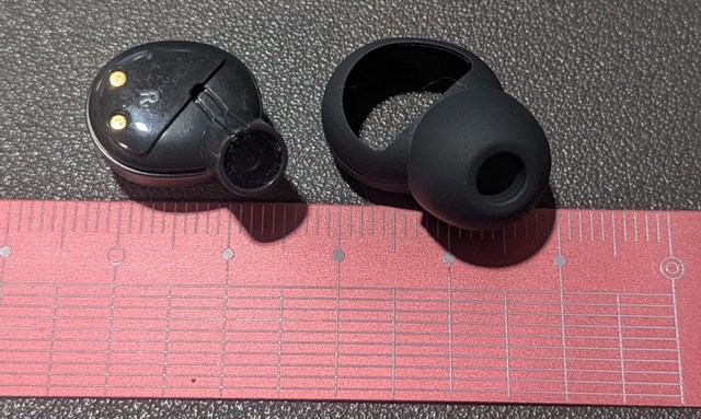 イヤピを外してみた図